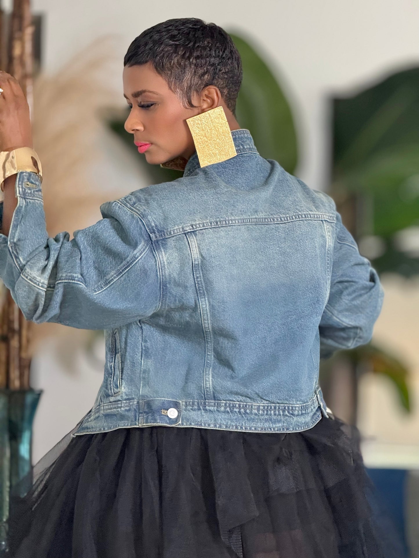 The Amy Denim Jacket (Available in XL)