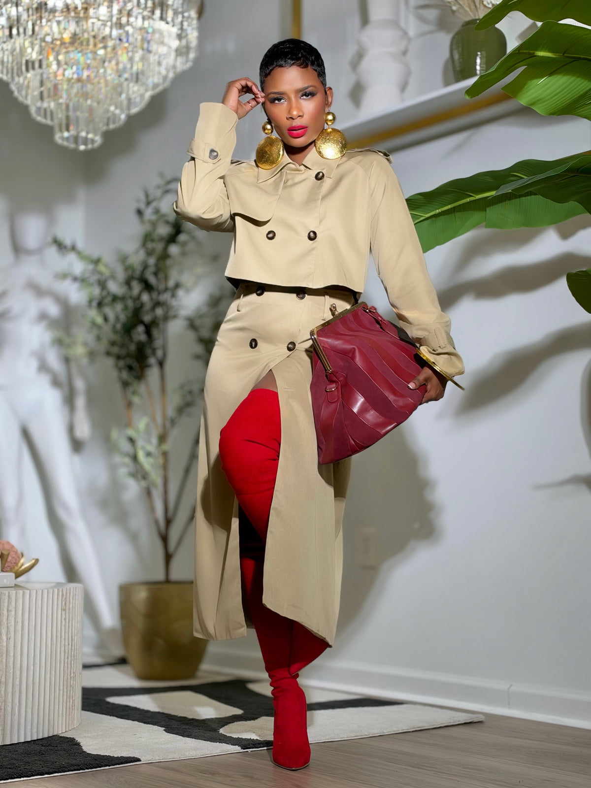 The Uptown Trench Set (Available in XL)