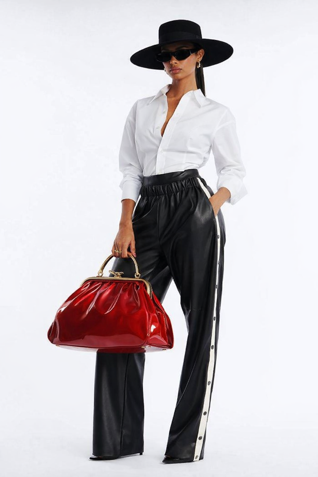 Odense Black Vegan Poise Pant (Available in 2X)