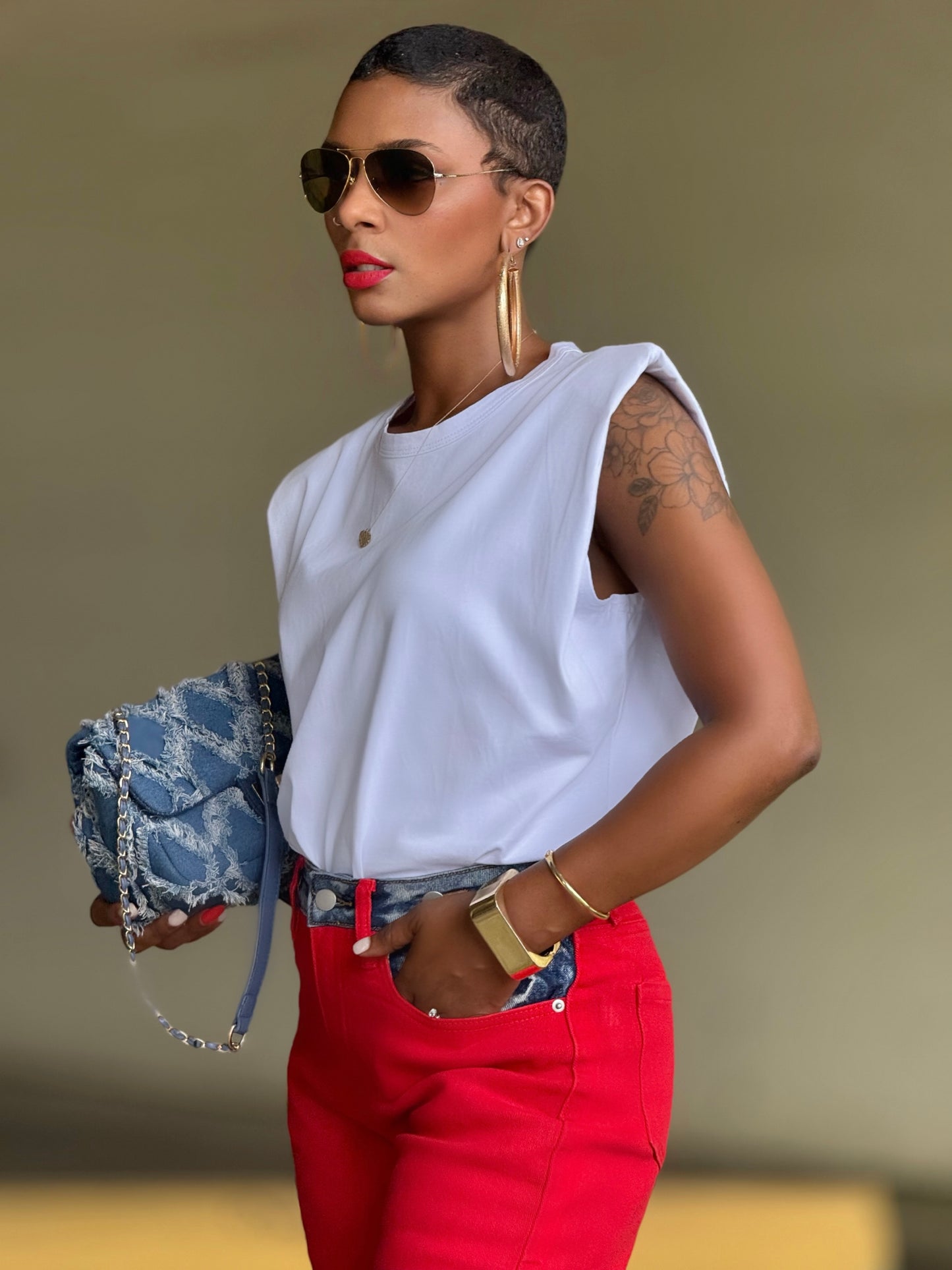 Jodie White Tee