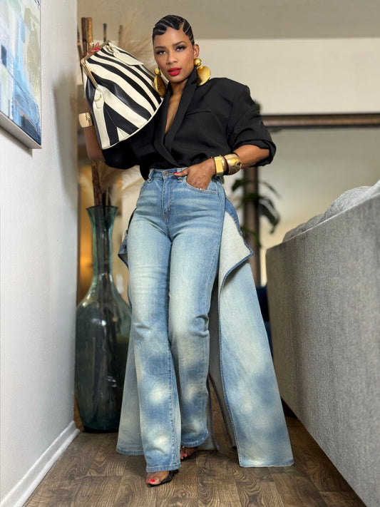 YAS EDIT The PORTO Statement Denim (Available in XL)