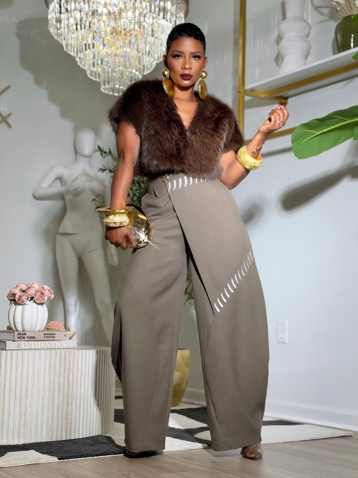 The Avant-Garde Wide Leg Trousers