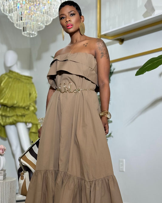 YAS EDIT Monaco Ruffle Maxi
