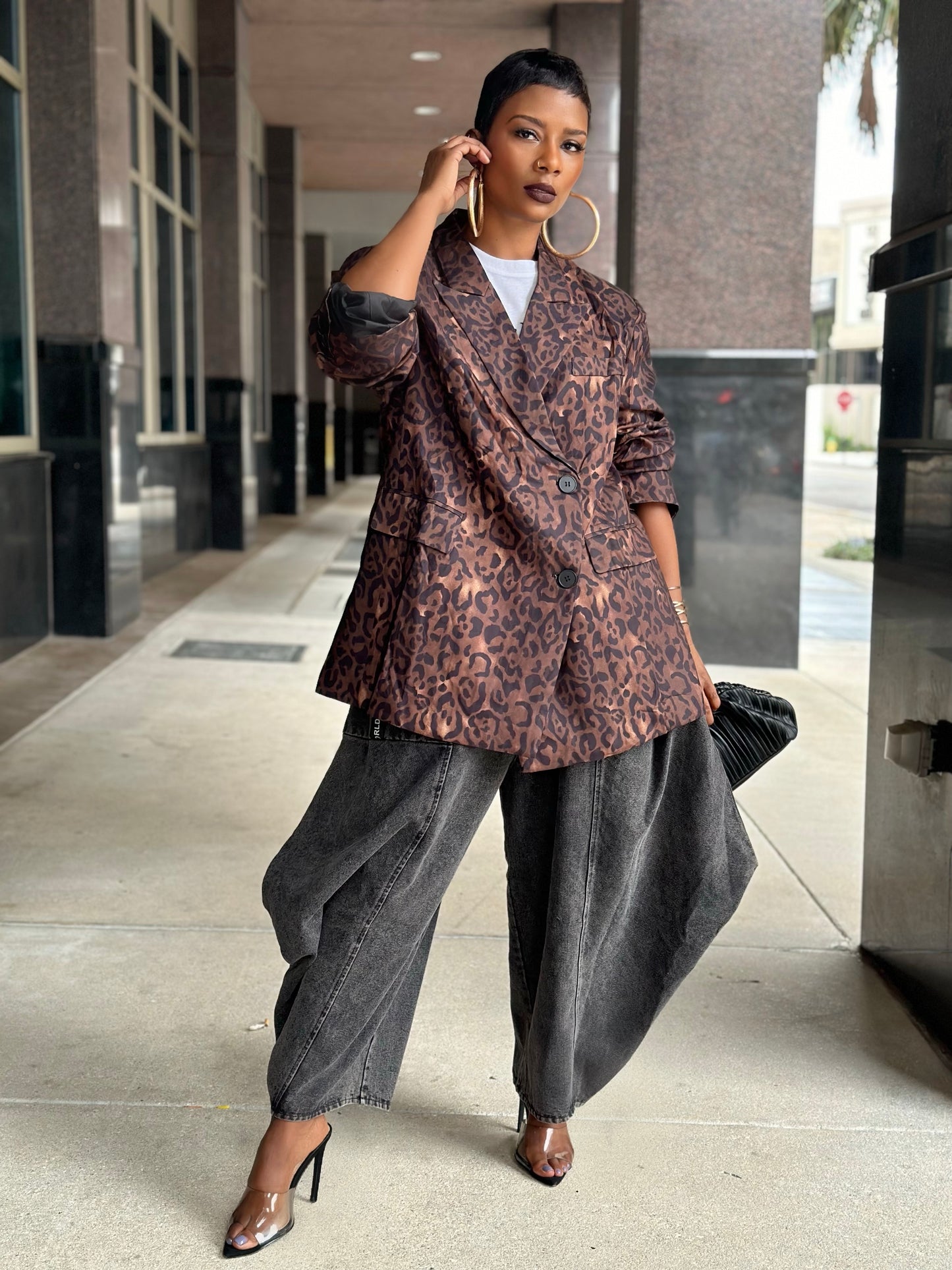 Leopard Hera Blazer