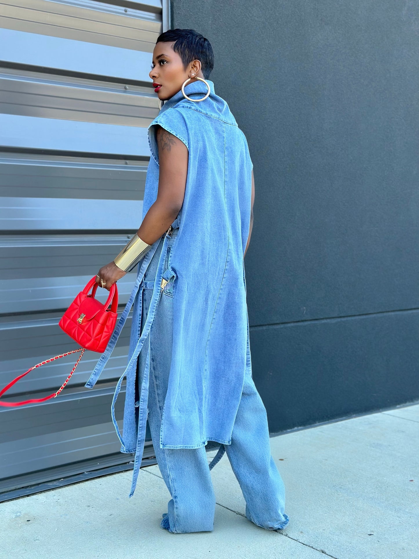 Denim Tunic (One size up to 14)