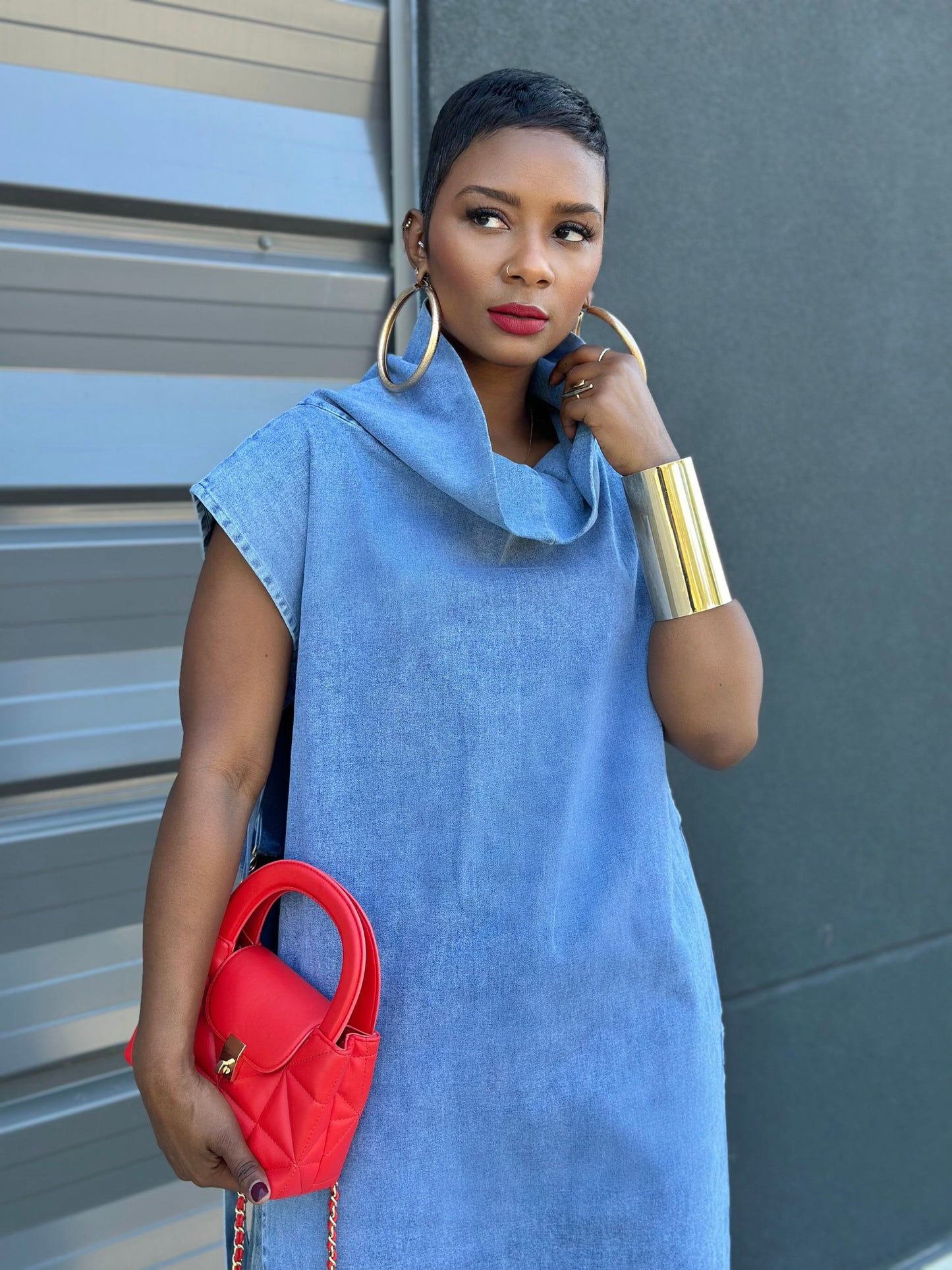 Denim Tunic (One size up to 14)