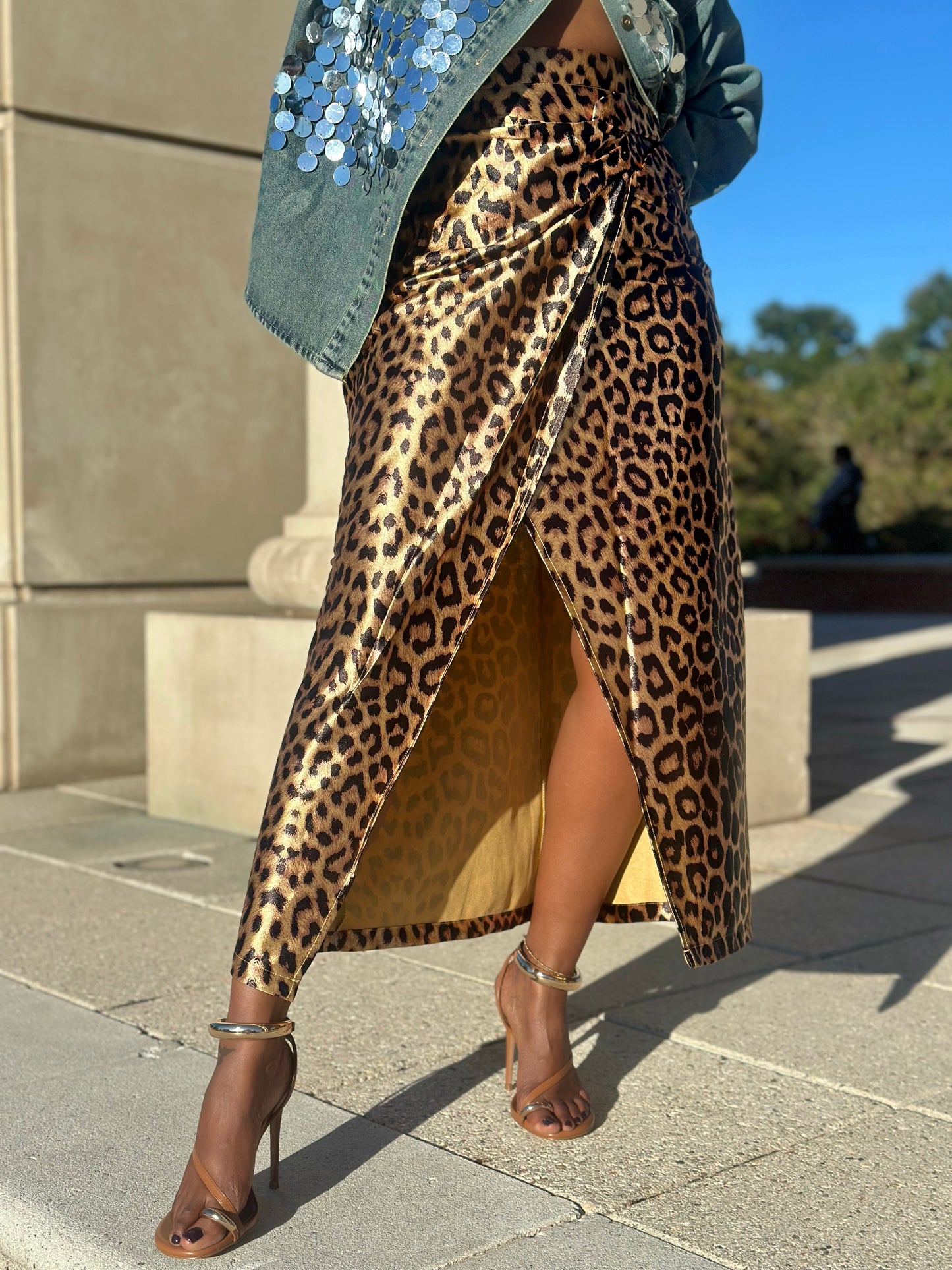 Couture Leopard Skirt (Available in XL)