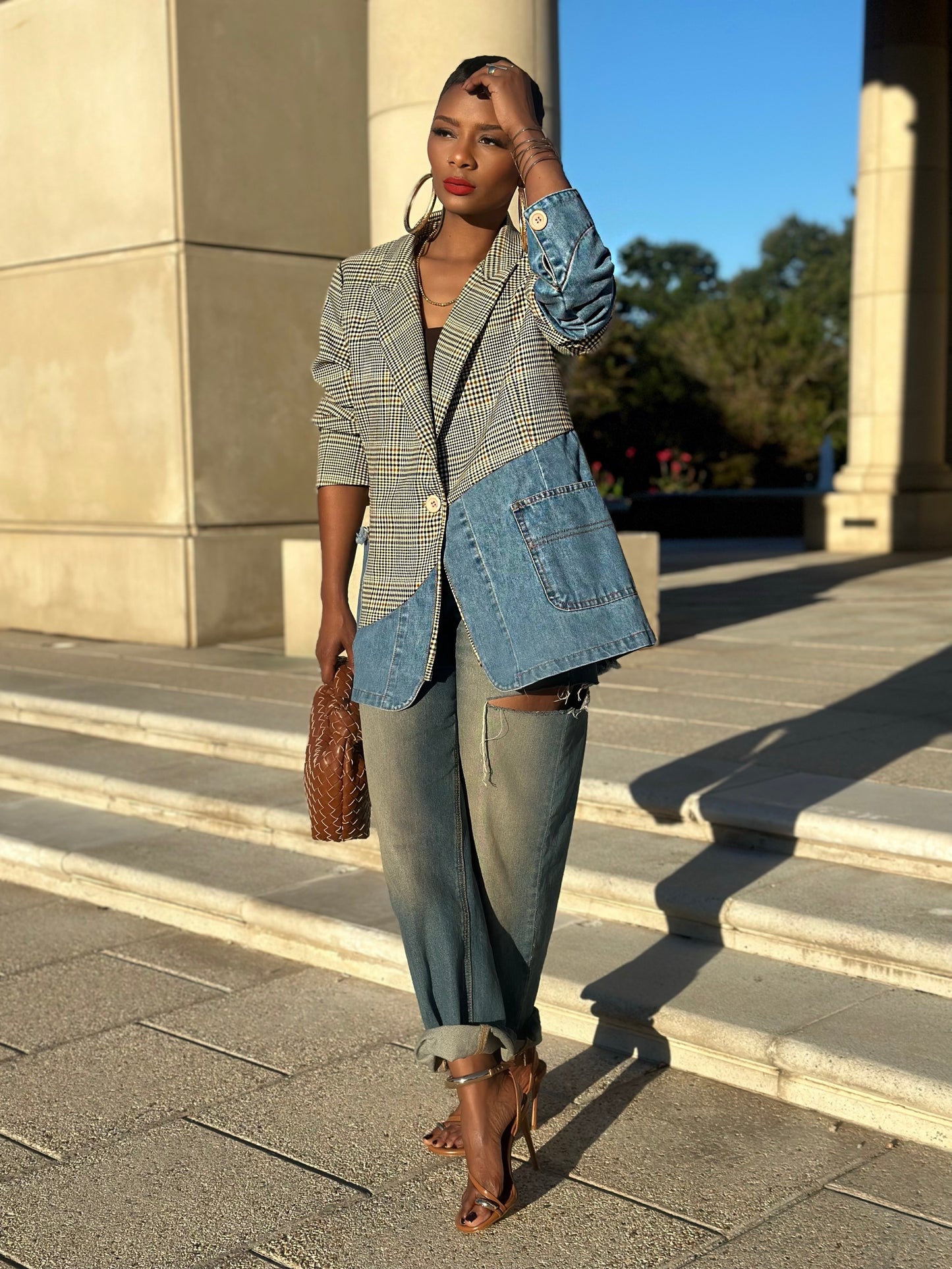 Derby Double Plaid Blazer