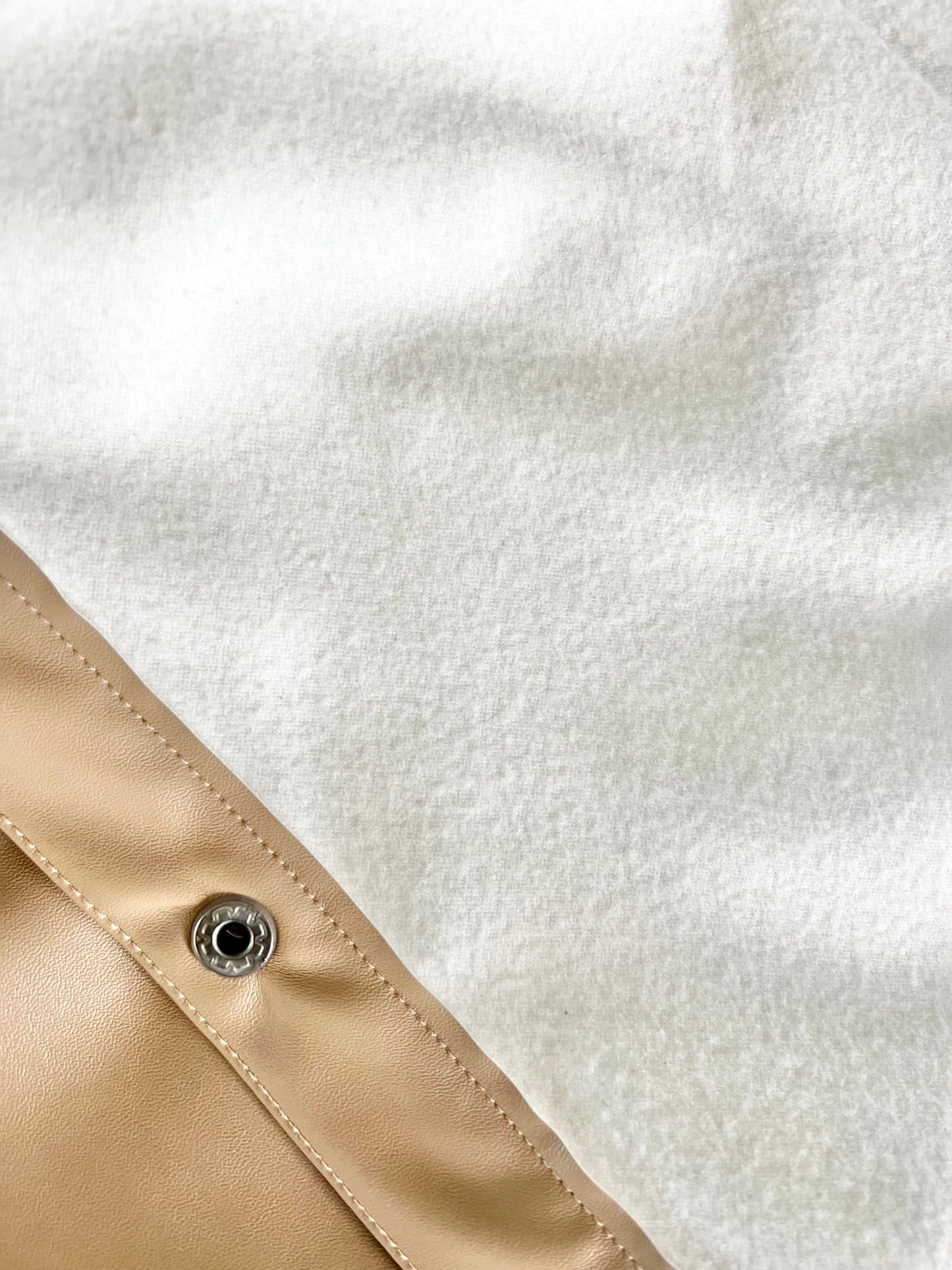 Faux Leather Tan Shacket