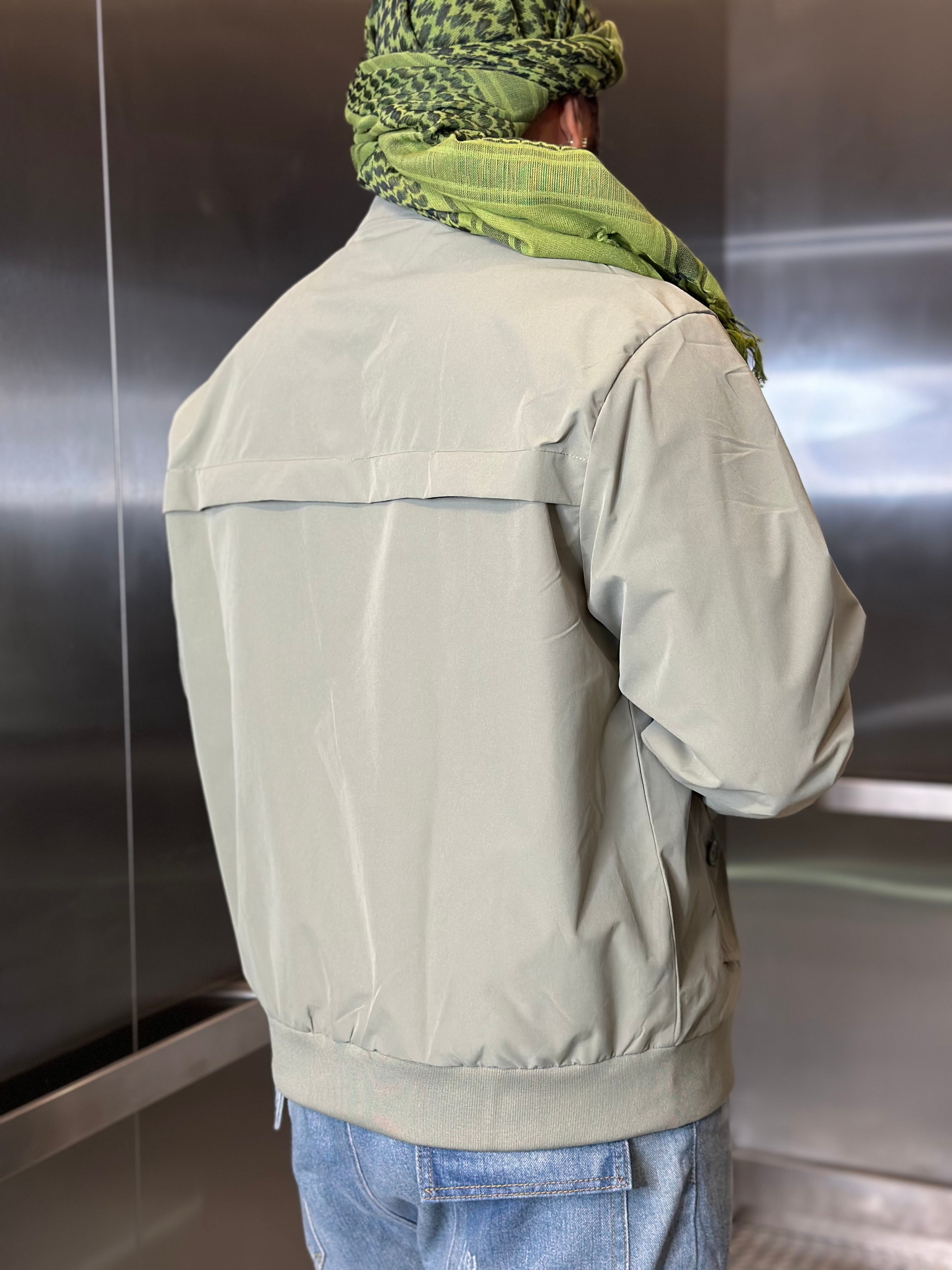アウターその他 YESEYESEE Newsboy Jacket Olive YESEYESEE Newsboy Jacket Olive ナイロンジャケット ファッション